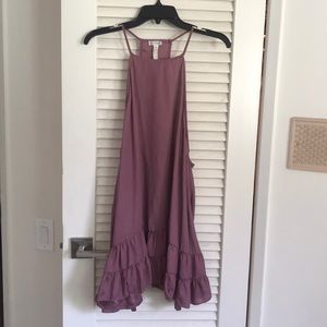 Free people ruffle mini dress